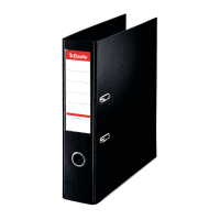 Esselte A4 lever arch file | Esselte ES80663 plastic | black 75mm 811370 227541