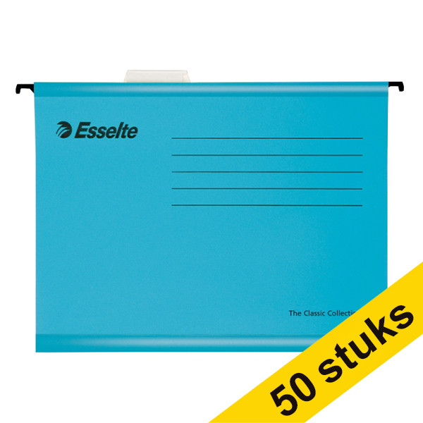 Esselte Classic blue reinforced blue hanging file, 345mm (50-pack)  203155 - 1