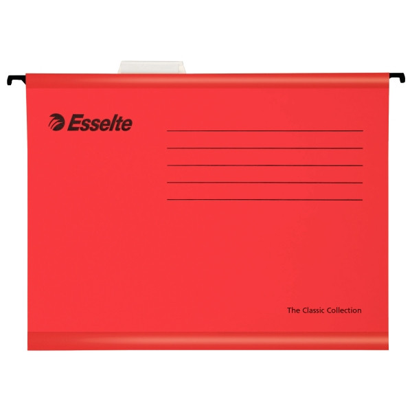 Esselte Classic red reinforced suspension files, 380mm (25-pack) 90378 203237 - 1