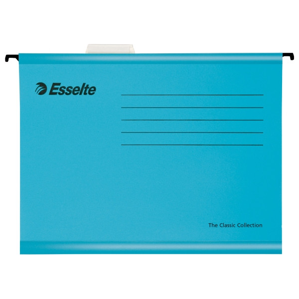 Esselte Classic reinforced blue suspension files, 345mm (25-pack) 90311 203230 - 1