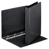 Esselte Panorama black binder with 4 D-rings, 38mm