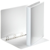 Esselte Panorama white binder with 4 D-rings, 38mm