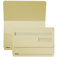 Esselte Pocket-File cream cardboard file folder (25-pack) 15840 203698