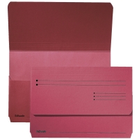 Esselte Pocket-File red cardboard file folder (25-pack) 15842 203692