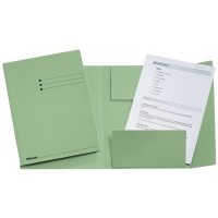 Esselte green A4 3-flap folder with line printing (50-pack) 1033308 203570