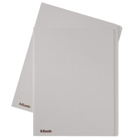 Esselte grey A4 cardboard insert folder, 10mm (100-pack) 1033407 203650