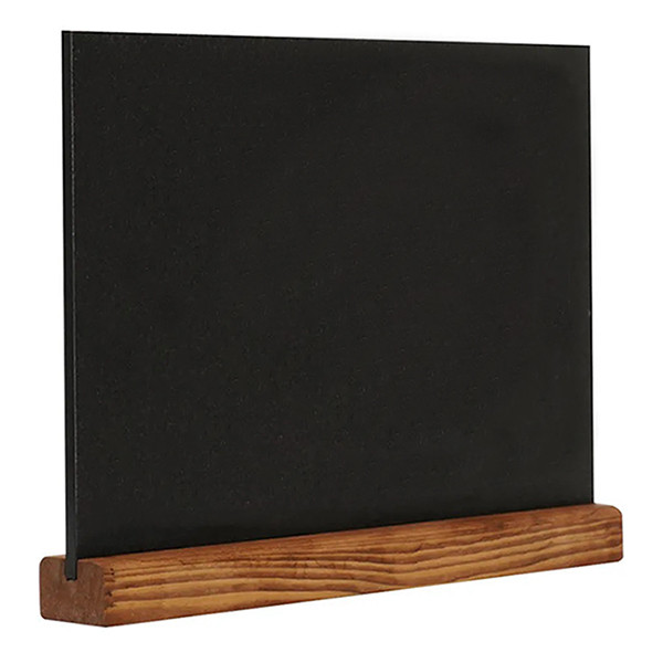 Europel natural finish A4 landscape table model chalkboard 356267 226932 - 1