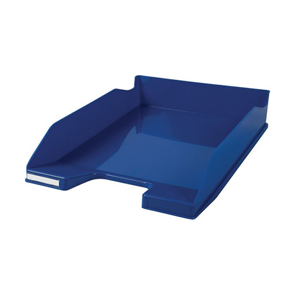 Exacompta Bee Blue navy blue letter tray (6-pack) 113204D 404101 - 1