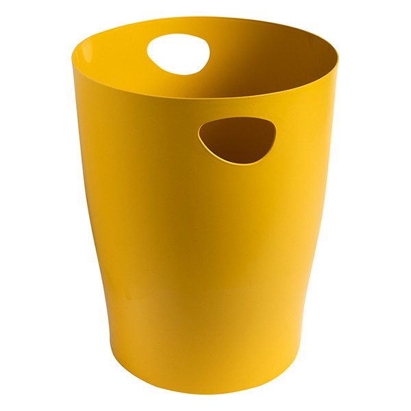 Exacompta Bee Blue saffron yellow waste bin 45308D 404172 - 1