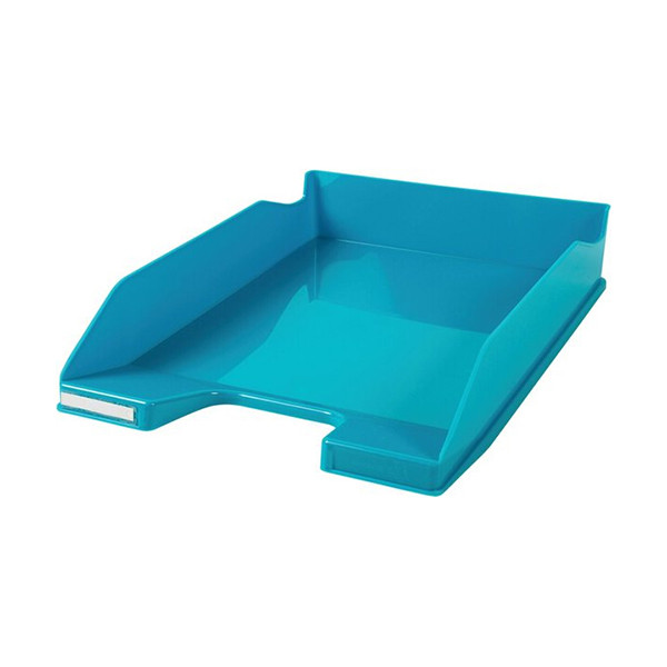 Exacompta Bee Blue turquoise letter tray (6-pack) 113283D 404104 - 1