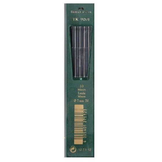 Faber-Castell 2H mechanical pencil refills, 2.0mm (10-pack) FC-127112 220116 - 1