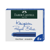 Faber-Castell royal blue ink refill (6-pack x 5)