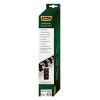 Fellowes black binding spine, 10mm (25-pack)