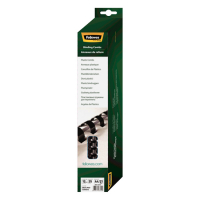 Fellowes black binding spine 12mm (25-pack) 5331502 213157