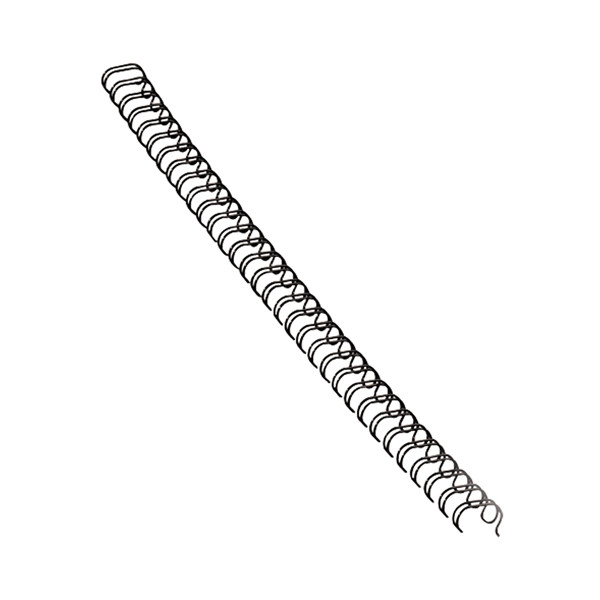 Fellowes black metal wire spine, 8mm (100-pack) 53261 213134 - 1