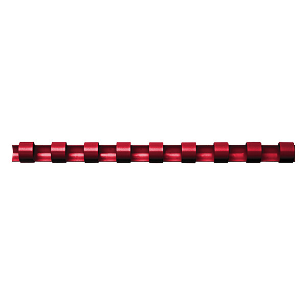 Fellowes red binding spine 16mm (100-pack) 5347204 213184 - 1