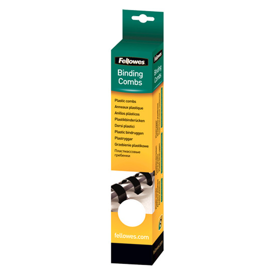 Fellowes white binding spine, 14mm (25-pack) 5331603 213158 - 1