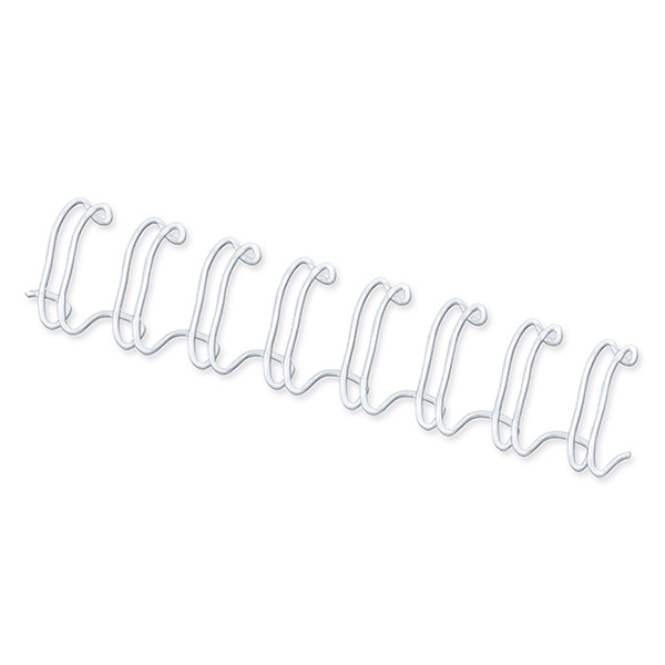 Fellowes white metal wire back, 10mm (100-pack) 53262 213135 - 1