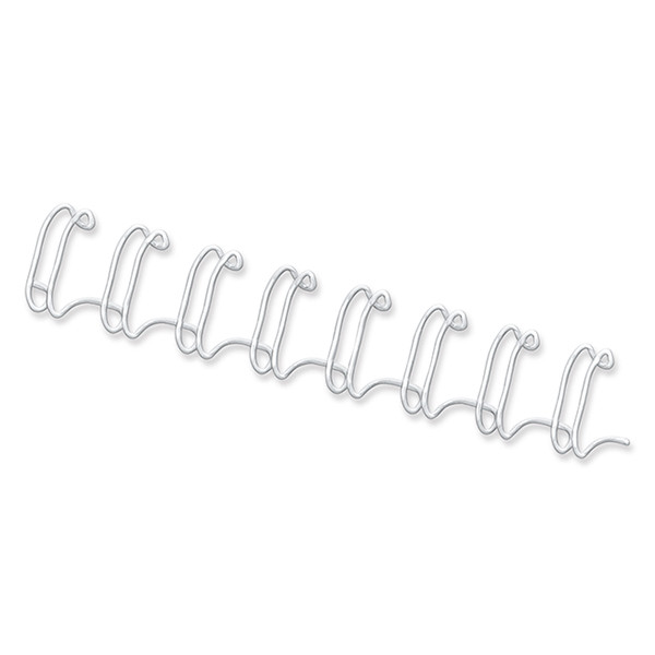 Fellowes white metal wire back, 6mm (100-pack) 53215 213131 - 1