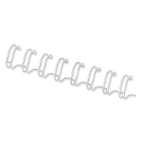 Fellowes white metal wire back, 6mm (100-pack) 53215 213131