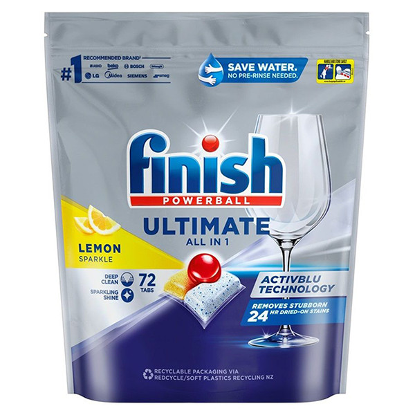 Finish Quantum All-in-1 lemon dishwasher tablets (72-pack)  SFI01087 - 1