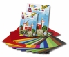 Folia assorted coloured photo cardboard, 22cm x 33cm (10-pack)