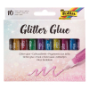 Folia assorted glitter glue (10-pack)