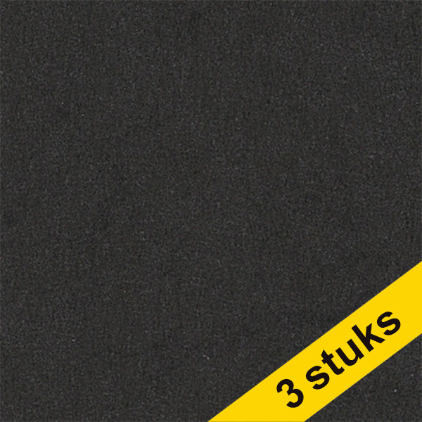 Folia black photo cardboard 50cm x 70cm, (25 sheets) (3-pack)  340026 - 1