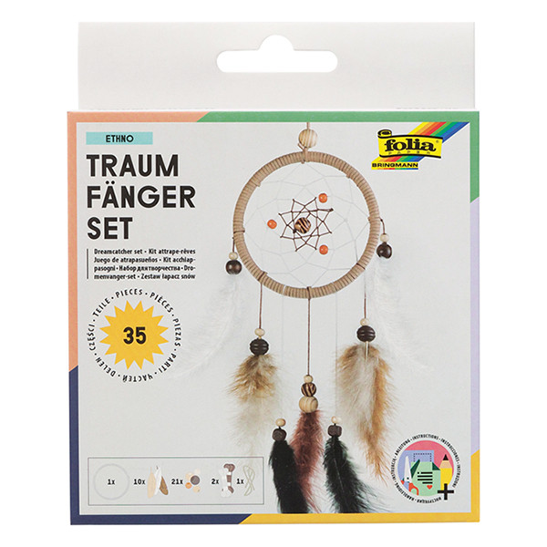 Folia brown dream catcher craft kit 23829 222161 - 1