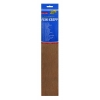 Folia chocolate brown crepe paper, 250cm x 50cm