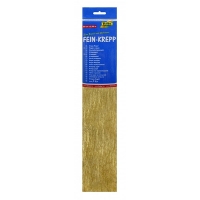 Folia gold crepe paper, 250cm x 50cm 8229125 222088