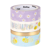 Folia hot foil bees washi tape (4-pack) 26452 222317