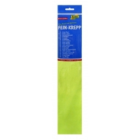 Folia light green crepe paper, 250cm x 50cm 822145 222098