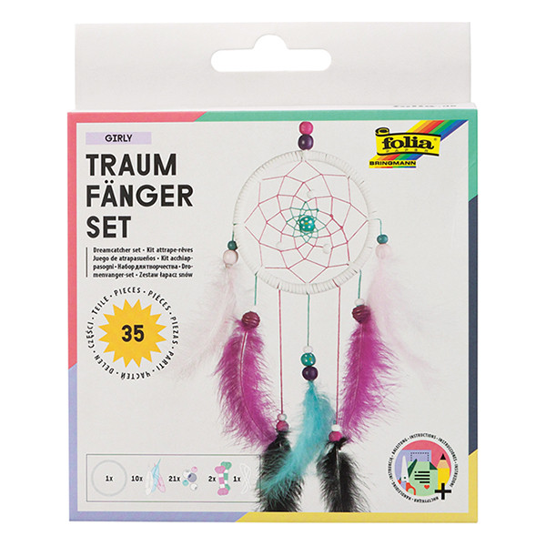 Folia pink dream catcher craft kit 23819 222160 - 1