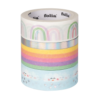 Folia rainbow clouds washi tape (4-pack) 26451 222316