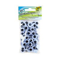 Folia round googly eyes, 14mm 750014 222158