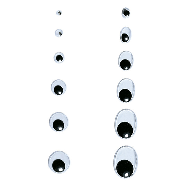 Folia round googly eyes, 14mm 750014 222158 - 2