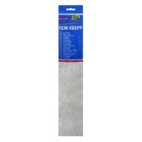 Folia silver crepe paper, 250cm x 50cm 8229126 222090