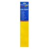 Folia yellow crepe paper, 250cm x 50cm