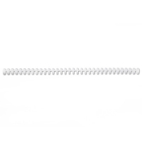 GBC 3880 ClickBind white polypropylene binding spine, 12mm (50-pack) 388057E 207288