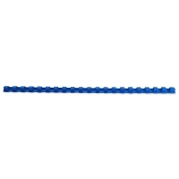 GBC 4028 CombBind blue binding comb, 12mm (100-pack) 4028237 207144