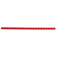 GBC 4028 CombBind red binding comb spine, 10mm (100-pack) 4028215 207134