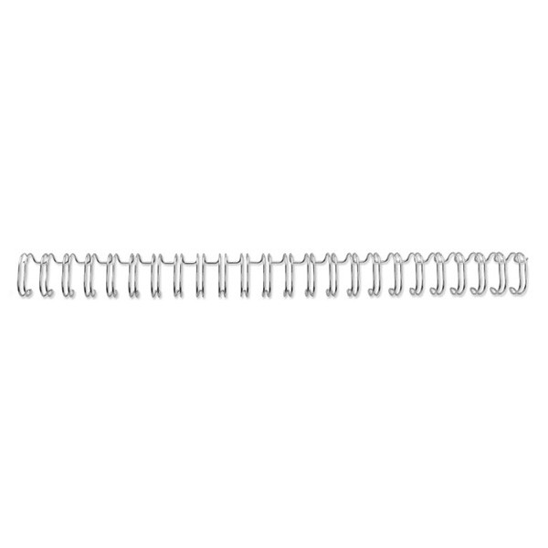 GBC 4400026 silver A5 metal wire spine, 6mm (100-pack) 4400026 207736 - 1