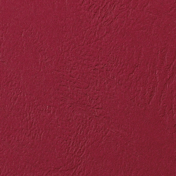 GBC CE040030 Leathergrain dark red binding cover, 250g (100-pack) CE040030 207422 - 1