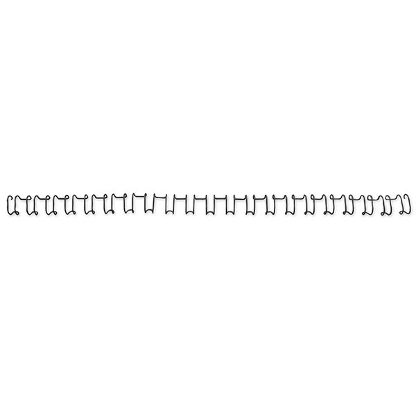 GBC IB1650 black metal wire back, 6mm (100-pack) IB165023 207208 - 1