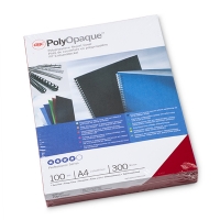 GBC IB387289 PolyOpaque red binding covers, 300 micron (100-pack) IB387289 207472