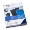 GBC PolyOpaque dark blue binding cover, 300 microns (100-pack)