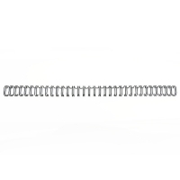 GBC RG8104 black metal binding spine, 6mm (100-pack) RG810410 207244