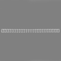 GBC RG8106 silver metal wire spine, 9.5mm (100-pack) RG810670 207258