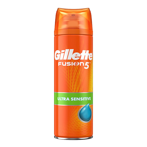 Gillette Fusion Hydra sensitive skin shaving gel, 200ml  SGI00004 - 1